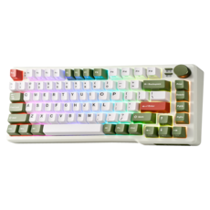 irocks 艾芮克 RGB背光機械式鍵盤, 宇治金時, 靜音奶茶軸, IRK103R