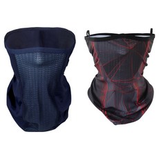 원아더 쿨가드 메쉬 마스크 2종 세트, 네이비, 스파이더, 1세트