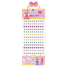 해피스텔라 반짝반짝 쁘띠보석스티커, 로이아이잼, 단품