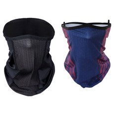 ONEARDOR Cool Guard 網眼口罩 2件組, 深黑色, 塔提, 1套