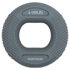 하디로어 프리미엄 실리콘 듀얼 악력기, 1개, 그레이