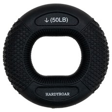 하디로어 프리미엄 실리콘 듀얼 악력기, 1개, 블랙