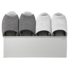 Steel Craft 多用途室內拖鞋架, 白色, 1個