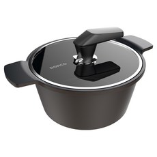 DORCO 多可樂客 電磁爐 Newcast 雙耳鍋 24cm, 260mm, 巧克力, 1個