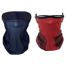 ONEARDOR Cool Guard 網眼口罩 2件組, 海軍藍, 跳跳虎, 1套