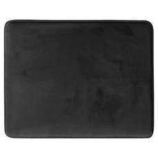 은희마법 인테리어 화장실 매트 50 x 60 cm, 블랙, 1개