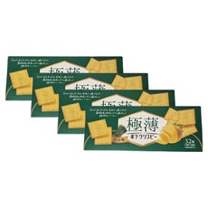 NingboJilidaFood 씬 감자크래커 김맛, 80g, 4개
