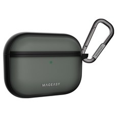 MAGEASY Roam 城市漫遊耳機保護殼, 1個, 霧透黑, AirPods Pro 3