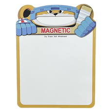 해피굿즈 간편 마그네틱 냉장고 메모 보드 하키블루, 고무자석