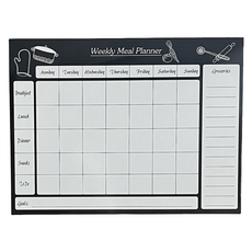 해피굿즈 간편 마그네틱 냉장고 메모 보드 주간식사, 고무자석