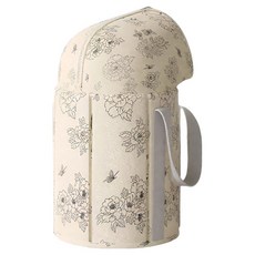 SUNORO 便攜式折疊過膝泡腳桶 33 x 33 x 38cm, 牡丹雕花, 1個