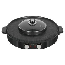 HIKUMO 日云家電 韓式鴛鴦火烤兩用鍋 HKM-PG1405CH, 40cm, 1個