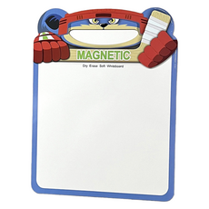 해피굿즈 간편 마그네틱 냉장고 메모 보드 하키레드, 고무자석