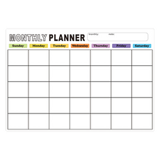 Happy Goods 磁吸式冰箱備忘錄板 月度備忘錄3, 橡膠磁鐵