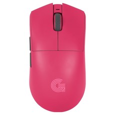 지클릭커 슈퍼히어로 르캄프 라이트 초경량 블루투스 게이밍 무선 마우스, OP99, 핫핑크