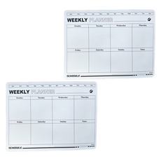 해피굿즈 마그네틱 고무자석 메모보드 주간C 2p, 합성수지