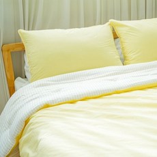 zerooclock 體溫調節莫代爾四季涼被, 粉彩黃