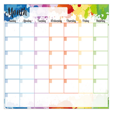 해피굿즈 부착형 메모보드 월간메모B, 고무자석