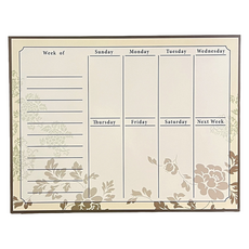 해피굿즈 간편 마그네틱 냉장고 메모 보드 주간, 고무자석