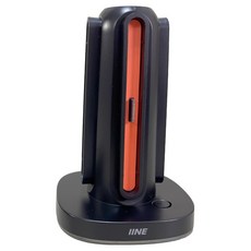 IINE 良值 SWITCH2用圓形4充底座, 1個, 黑色, L1145