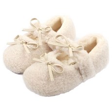 露露休 兒童蝴蝶結毛毛鞋 DW125