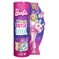 Barbie 芭比 驚喜造型娃娃可愛動物系列, 1個, 顏色隨機