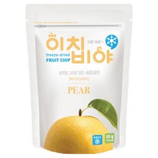 이치비야 동결건조 과일칩 배, 20g, 1개