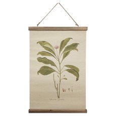 Soul Rich 復古植物木質掛軸海報 B款