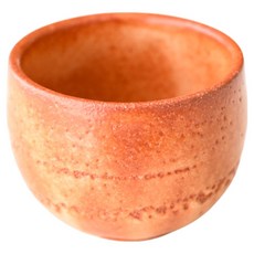 佐和陶瓷 赤志野丸型飲杯 日本製, 1個, 橘紅色