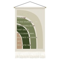 Soulrich 高品質亞麻木質掛軸海報 25