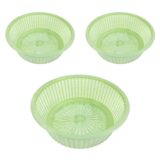 KCXY204-2204圓籃 中 3件組, 顏色隨機, 1組