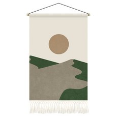 Soulrich 高品質亞麻木質掛軸海報 03