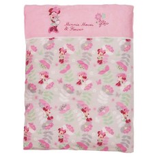 Disney 迪士尼 台灣製 幼兒兩用被 幼兒園午睡＋外出毯兩用, 花園米妮