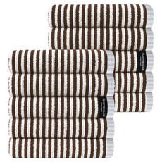 COTTON CLOUD 雙向竹纖維飯店毛巾 150g, 10個, Tris 棕色