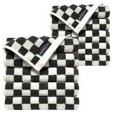 COTTON CLOUD 雙面竹纖維毛巾, 10個, 磚黑色