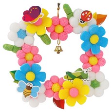 PLAYCORN 花圈製作 4人份, 混合顏色, 1個