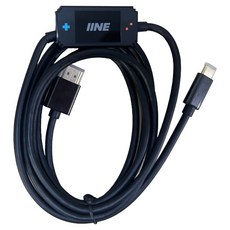 IINE 良值 Switch1&2共用4k三段式視頻轉換線, 1個, 黑色, L1218