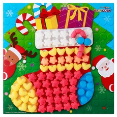 PLAYCORN 拼貼畫製作 4人份, 聖誕襪, 1套