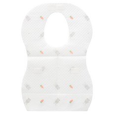 아가짱 일회용턱받이, 당근토끼, 100개입, 1개