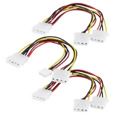 컴스 IDE 4 전원 2분배 Y형 케이블 + FDD IDE 2p 세트 CP129