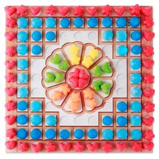 PLAYCORN 拼貼畫製作 4人份, 傳統紋樣, 1套