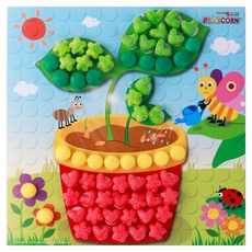 PLAYCORN 拼貼畫製作 4人份, 新芽, 1套