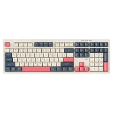 지클릭커 오피스프로 사일런스 M RGB 무소음 무선 블루투스 키보드 108키, Havana Cappuccino RC1, WK50, 제조사축