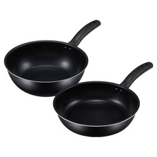 해피콜 인덕션 트윈쿡 프라이팬 24cm + 궁중팬 24cm 세트, 1세트