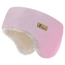 디스티프 따뜻한 방풍 방한 겨울귀마개, 핑크, 1개