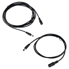 컴스 3A 5.5 x 2.1 mm MF DC 전원 연장 케이블 1m + 3m 세트 CP094, 1세트