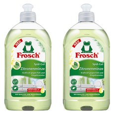 Frosch 德國小綠蛙 檸檬薄荷廚房洗潔精, 500ml, 2個