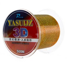 999Fishing 3D偽裝變色半浮水母線 海釣淡水路亞線 500m, 1個, 隨機出貨