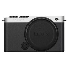 Coemskin 松下 Lumix S9 相機機身貼膜 保護膜, 1個, 銀色上部 濃郁木紋下部
