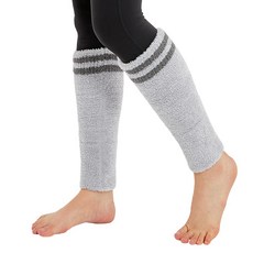 제코 루매스 라인 극세사 스포츠 레그워머 2p, 라이트그레이, 1개